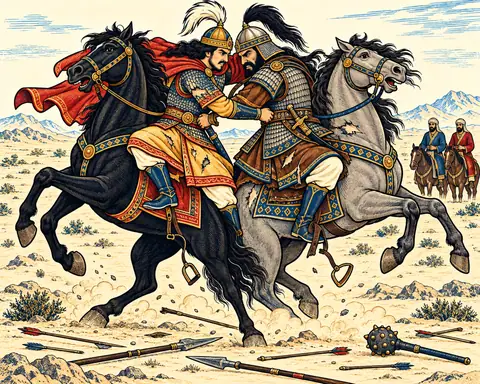 Bijan and Houman Grapple in the Saddle