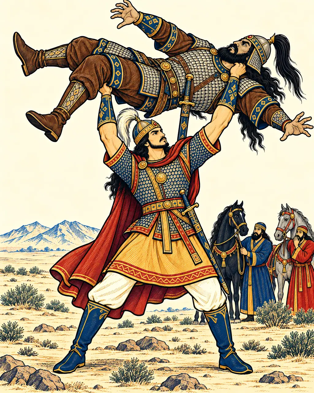 Bijan Heaves Houman Aloft