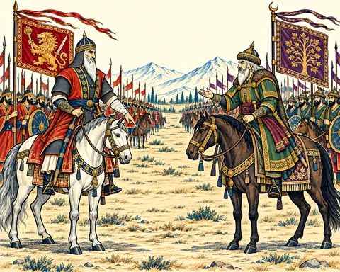Two Silver-Haired Chiefs Parley