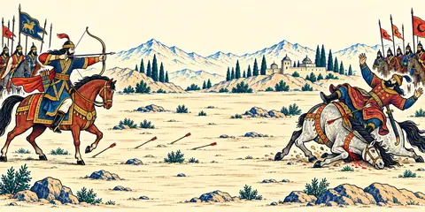 Foruhil's Arrow Fells Horse and Rider