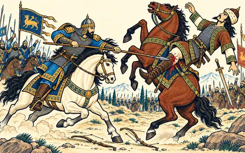 Rohham's Spear Unhorses Barman