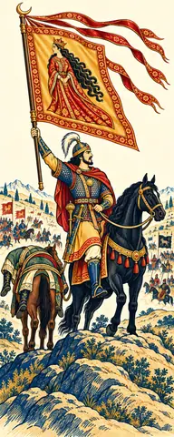 Bijan Raises the Lion Banner