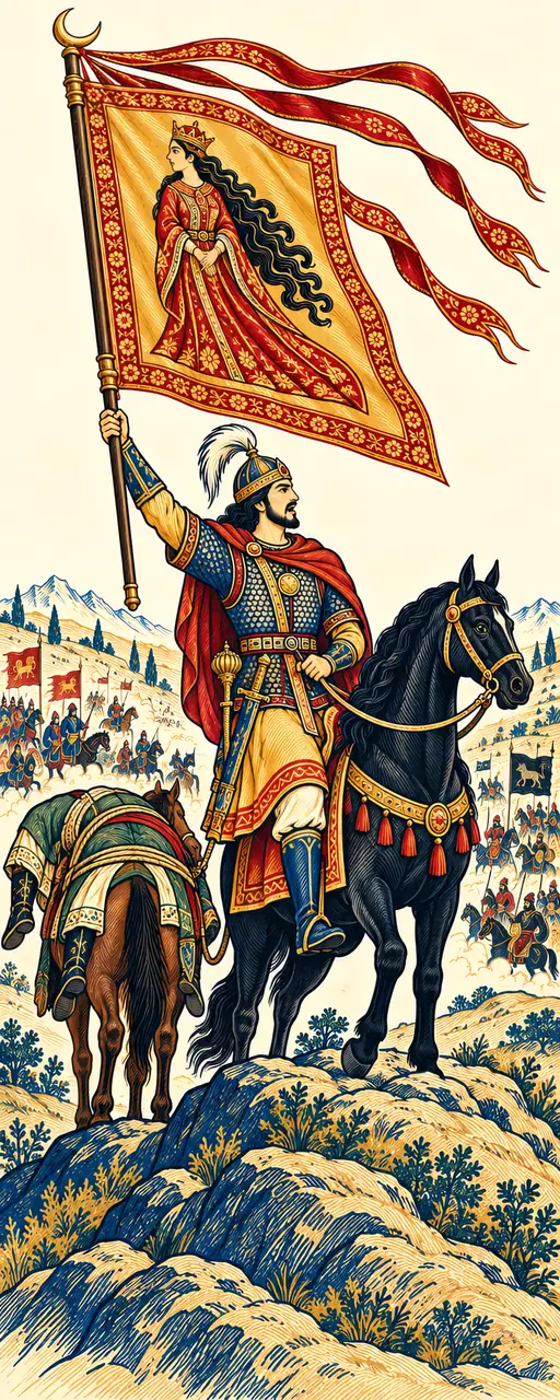 Bijan Raises the Lion Banner