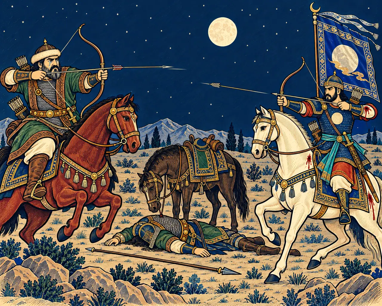 Lahhak Weeps as He Looses His Arrows