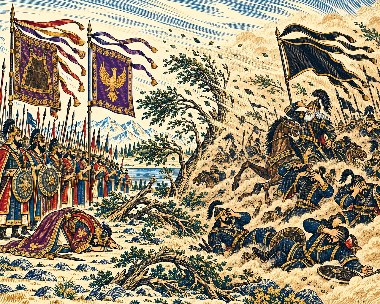 A Wind Breaks the Turkish Ranks