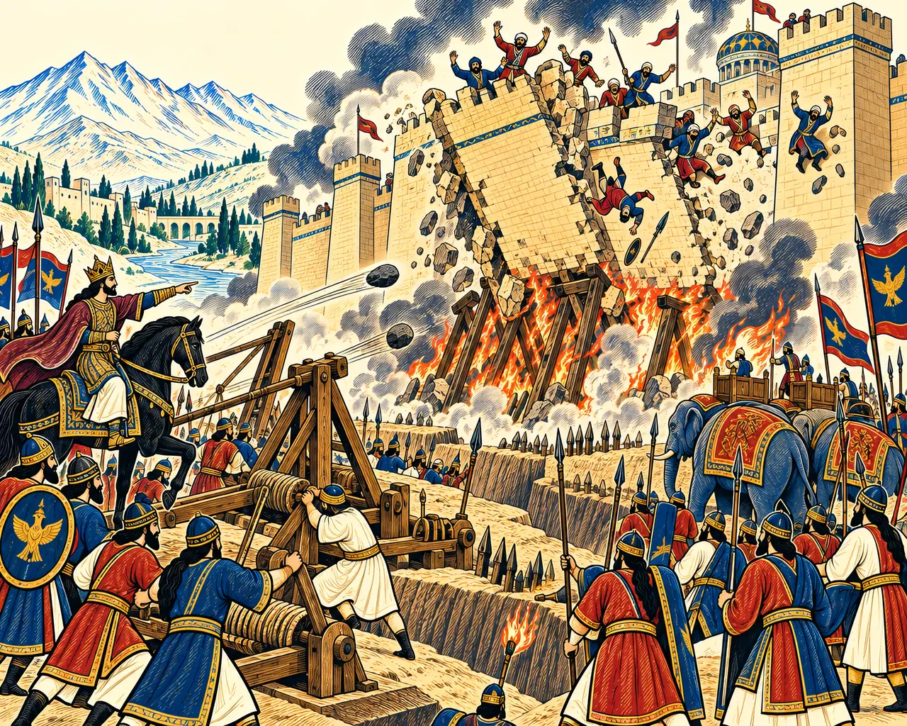 The Walls of Gang-Behesht Fall