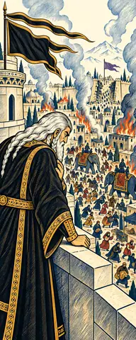 Afrasiab Watches His City Burn