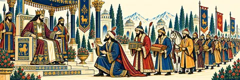 The Turks Submit to Khosrow