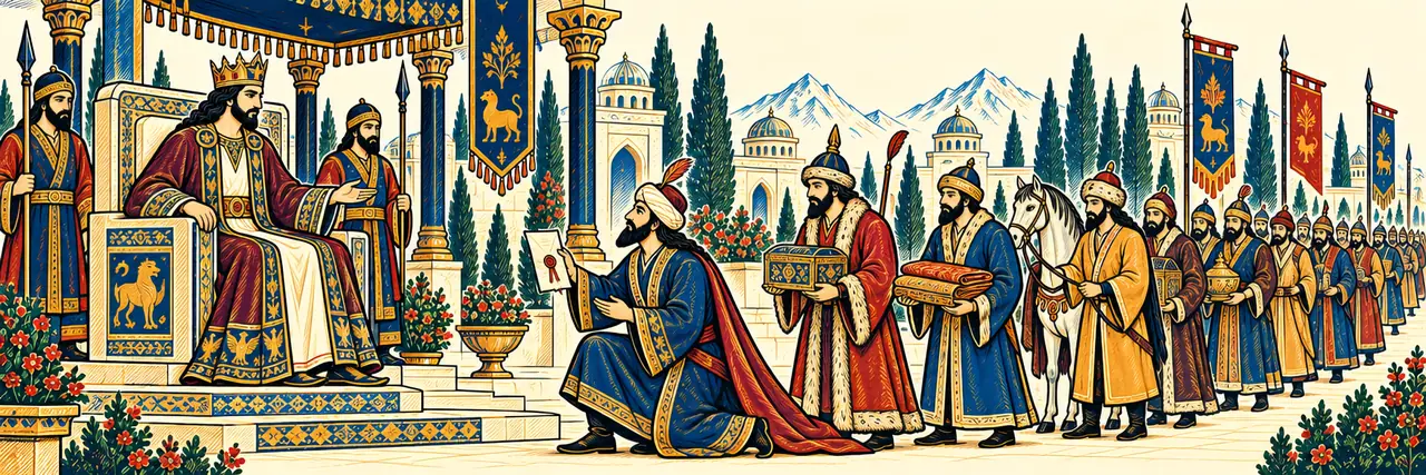 The Turks Submit to Khosrow