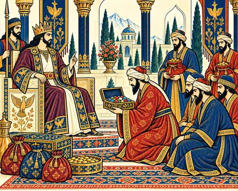 The Faghfoor's Envoys at Gang-Behesht