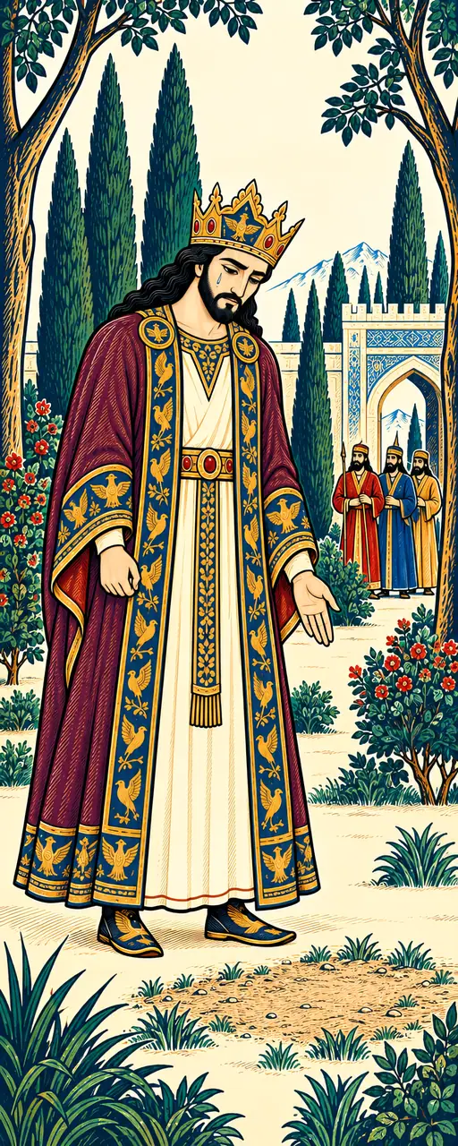 Khosrow in Siavash's Garden