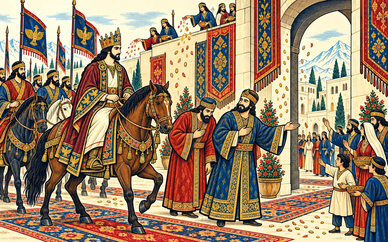 The Faghfoor Welcomes Khosrow to Chin