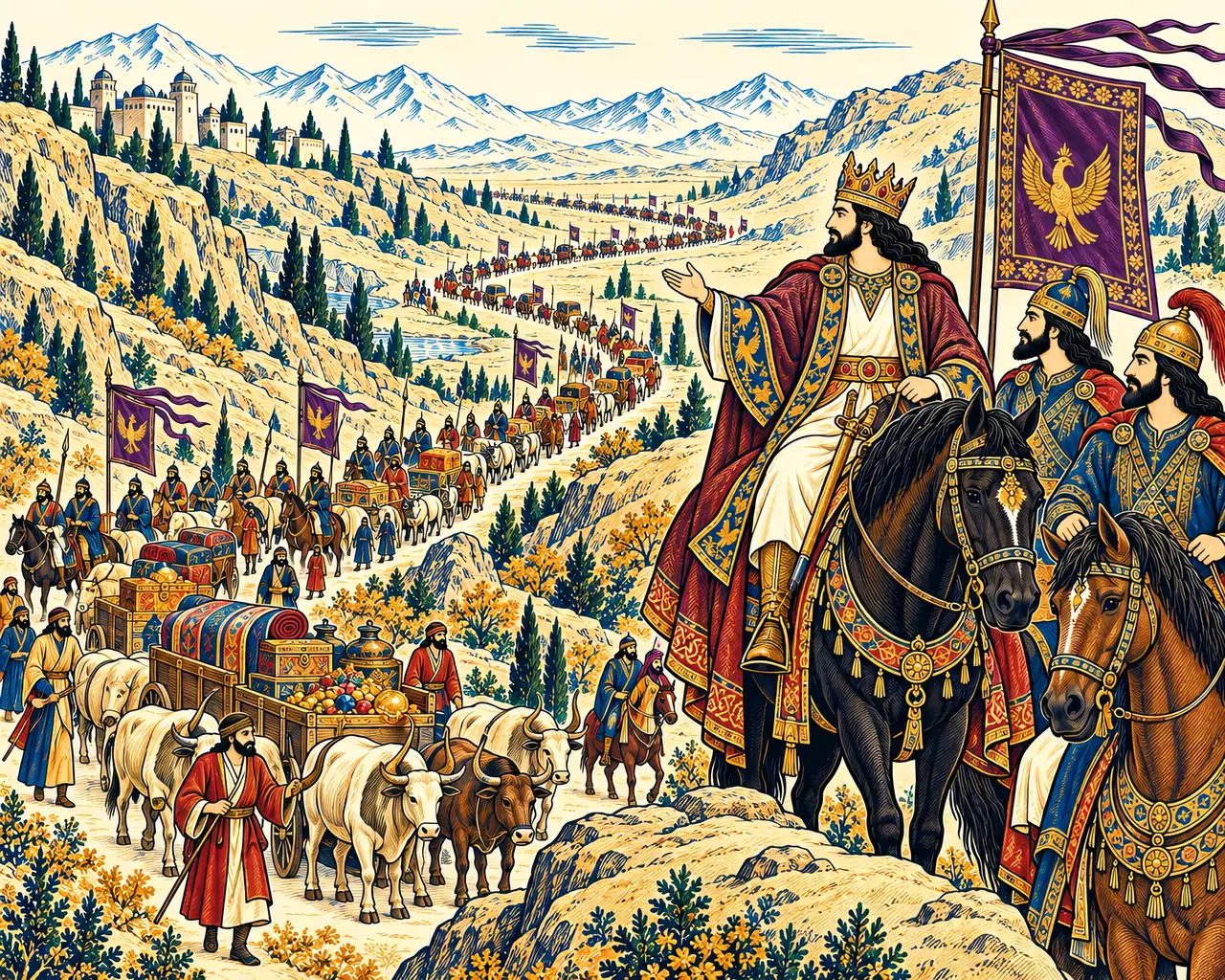 The Treasure Train Leaves Turan