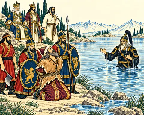 Garsivaz's Cries Draw Afrasiab from the Water