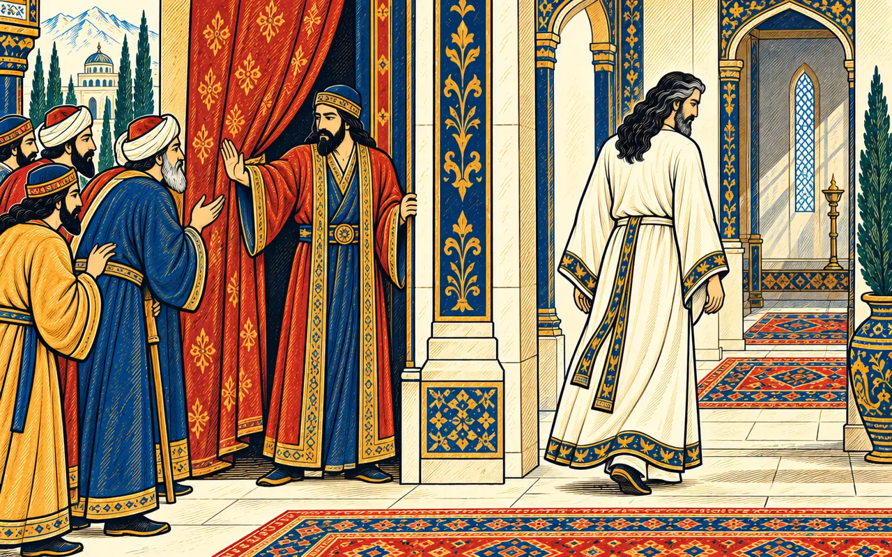 Khosrow Closes His Court