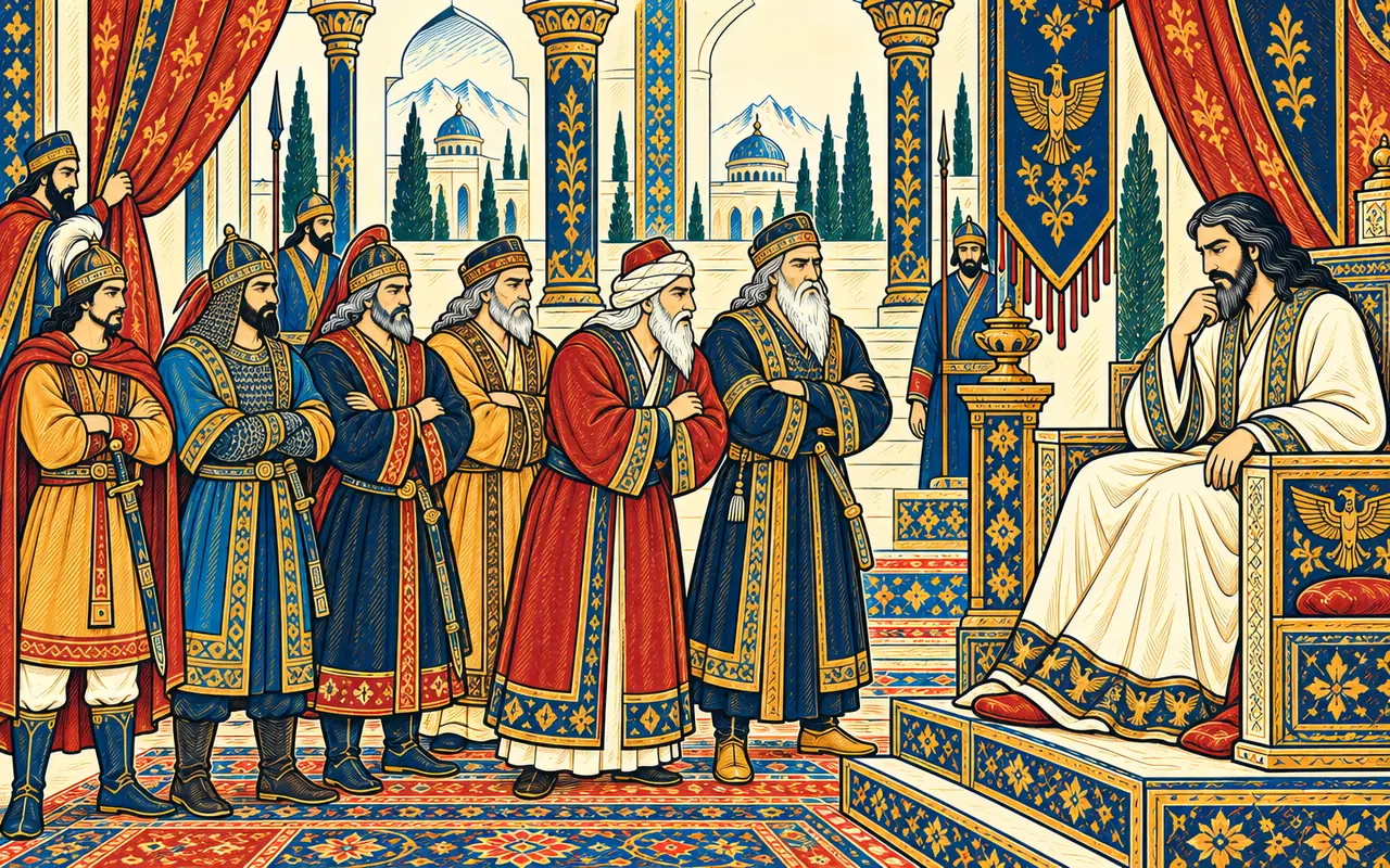 The Pahlevans Plead with the Shah