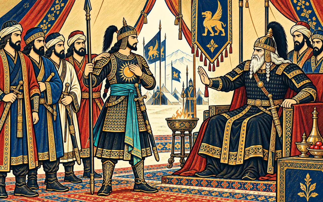 Shideh Begs to Face Khosrow