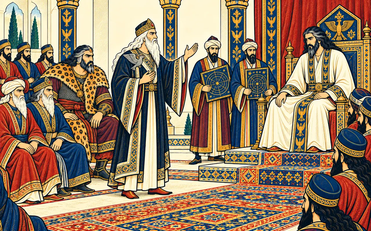 Zal Rises to Reproach the Shah