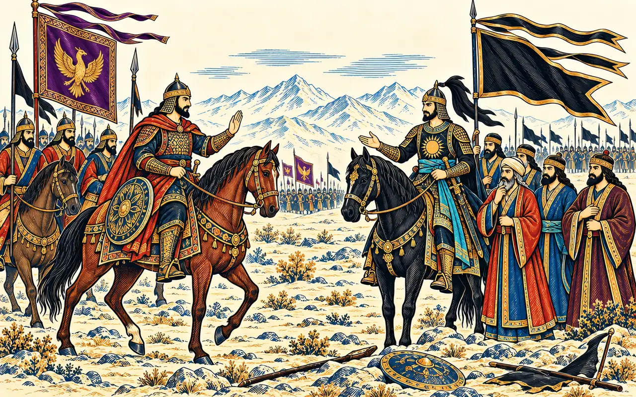 Gharan Meets the Sable Banner