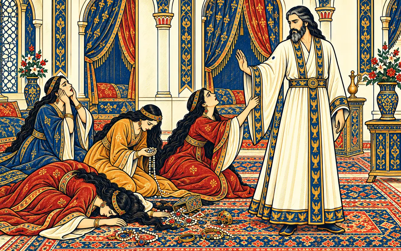 The Four Women Fall in Grief