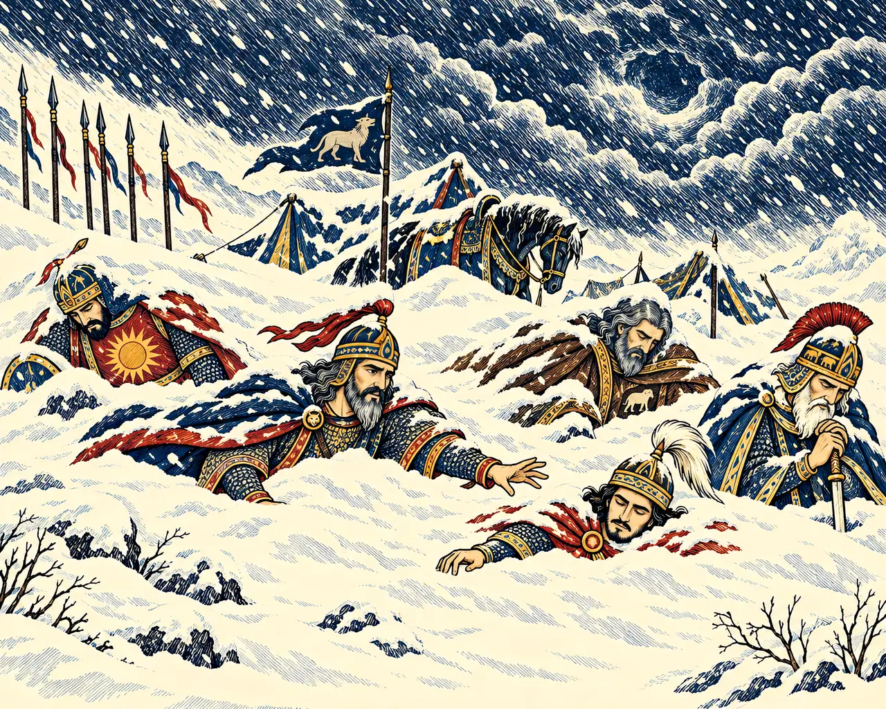 The Paladins Perish in the Snow