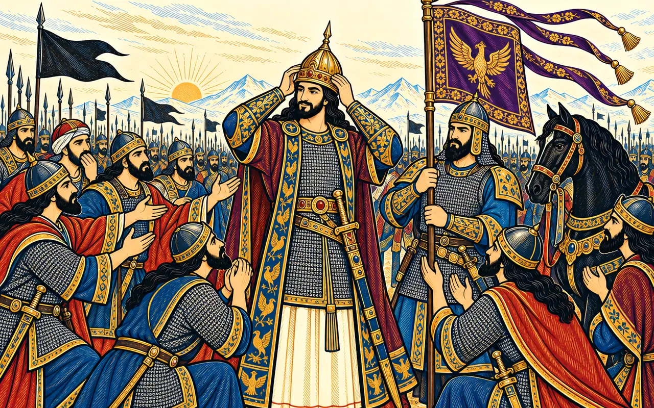 Khosrow Arms Against Shideh