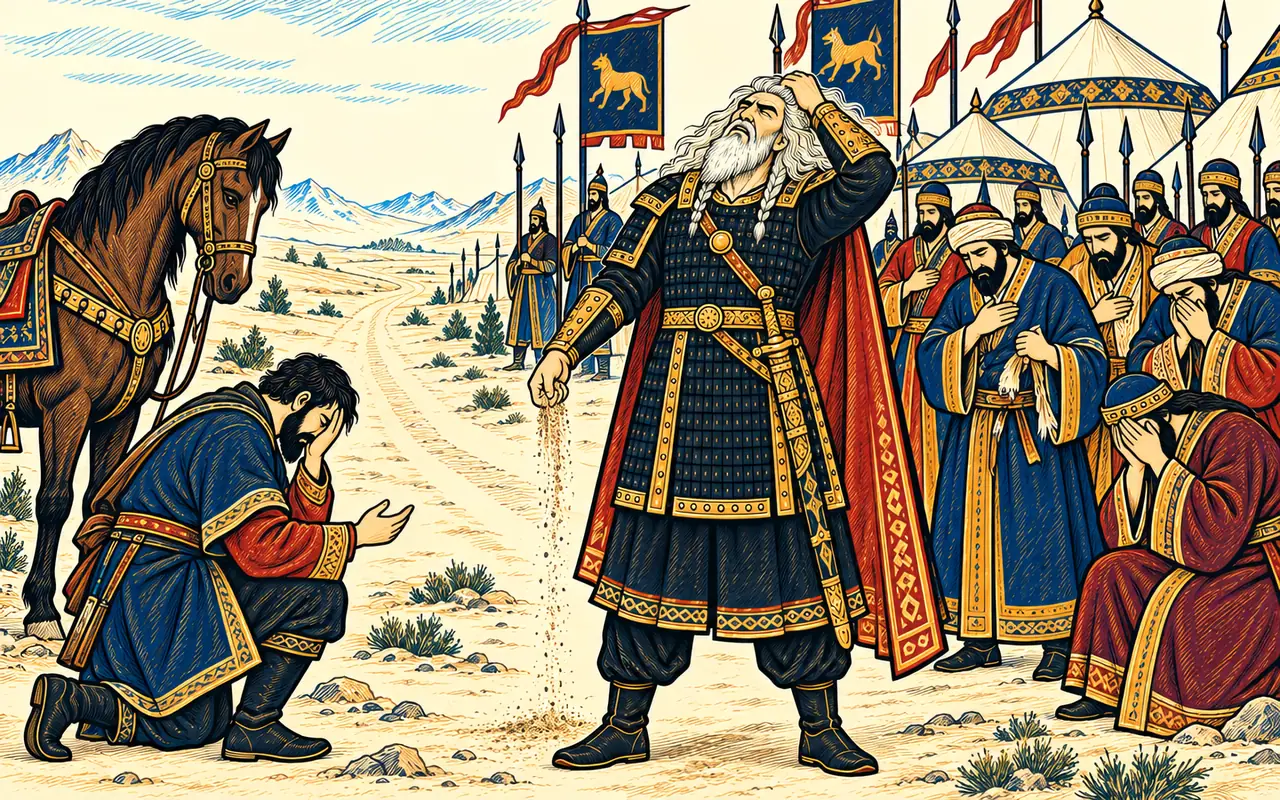 Afrasiab Learns of Shideh's Death