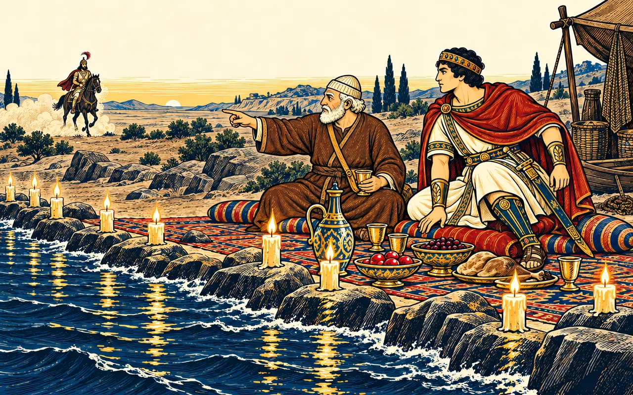 Candles on the Sea for Ahran