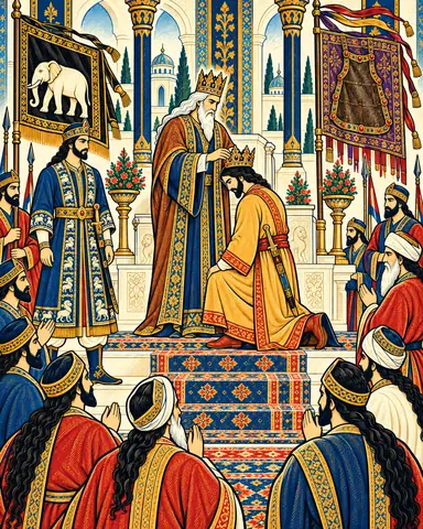 Lohrasp Crowns His Returned Son