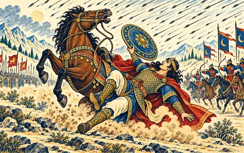 Ardeshir Falls in the Arrow-Storm