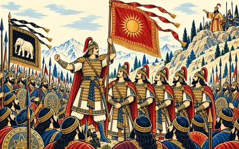 Esfandiyar Takes Up the Royal Standard