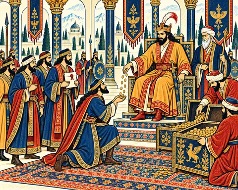 Goshtasb Rewards His Captains at Balkh