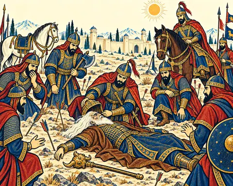 Turks Unhelm the Fallen Lohrasp