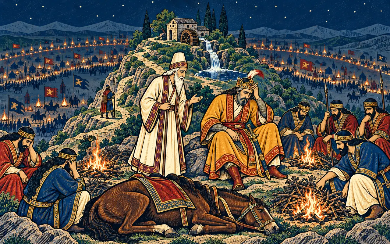 Goshtasb Besieged on the Mountain