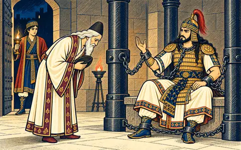Jamasp Bows to the Chained Prince