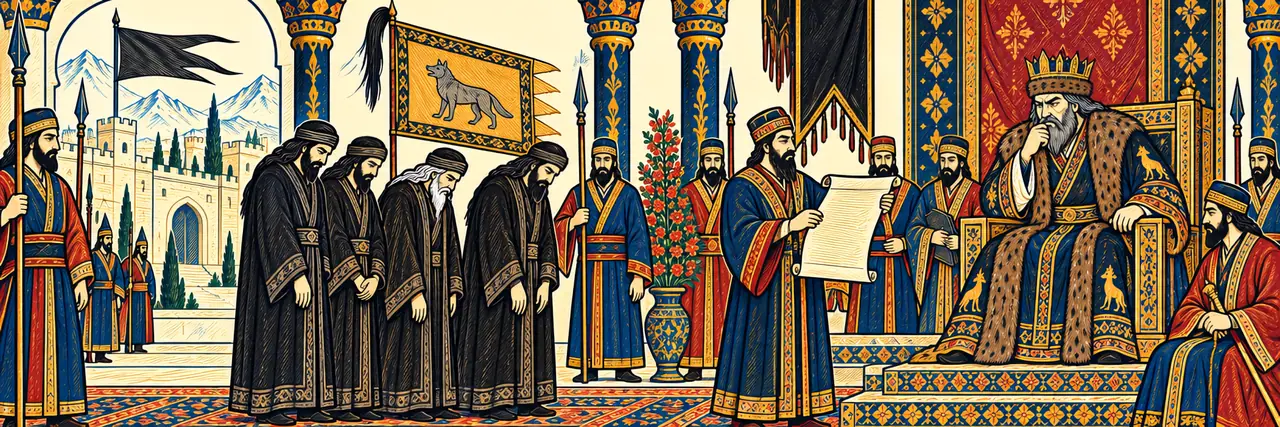 The Shamed Envoys Return to Arjasp