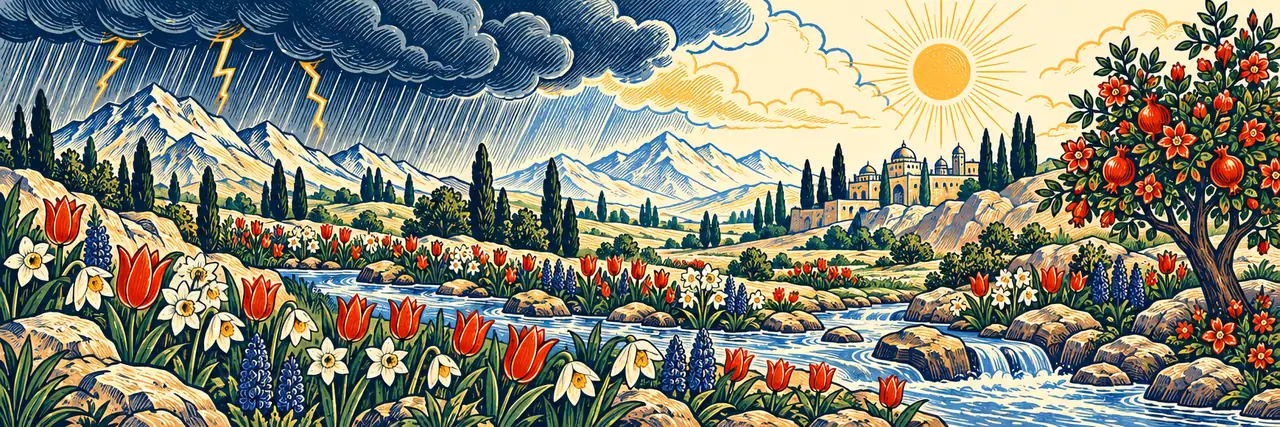 Spring Storm over the Tulip Streams