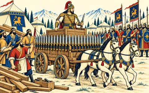 The Sword-Bladed Carriage Is Tested