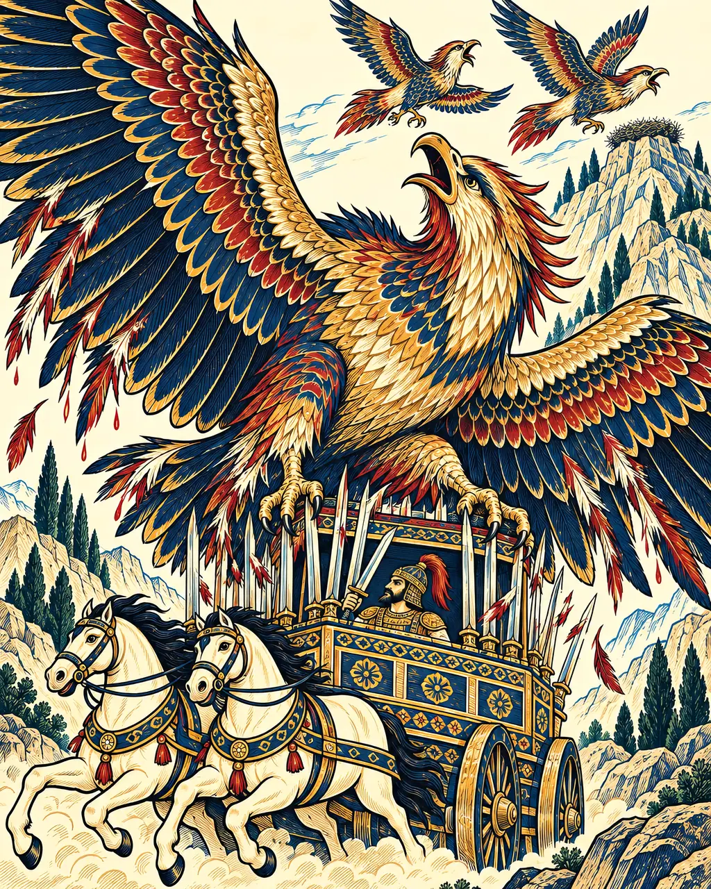 The Simorgh Strikes the Blades