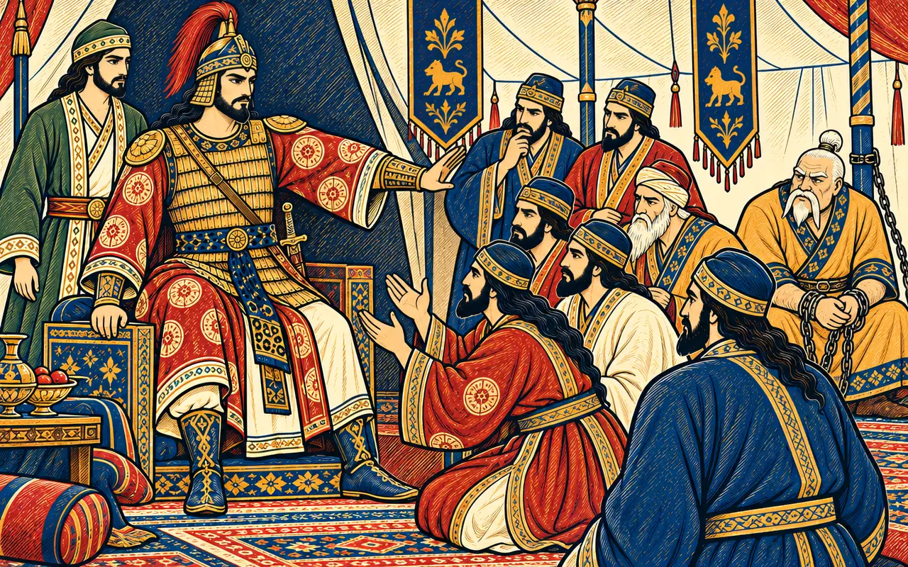 The Chiefs Beg Esfandiyar to Turn Back
