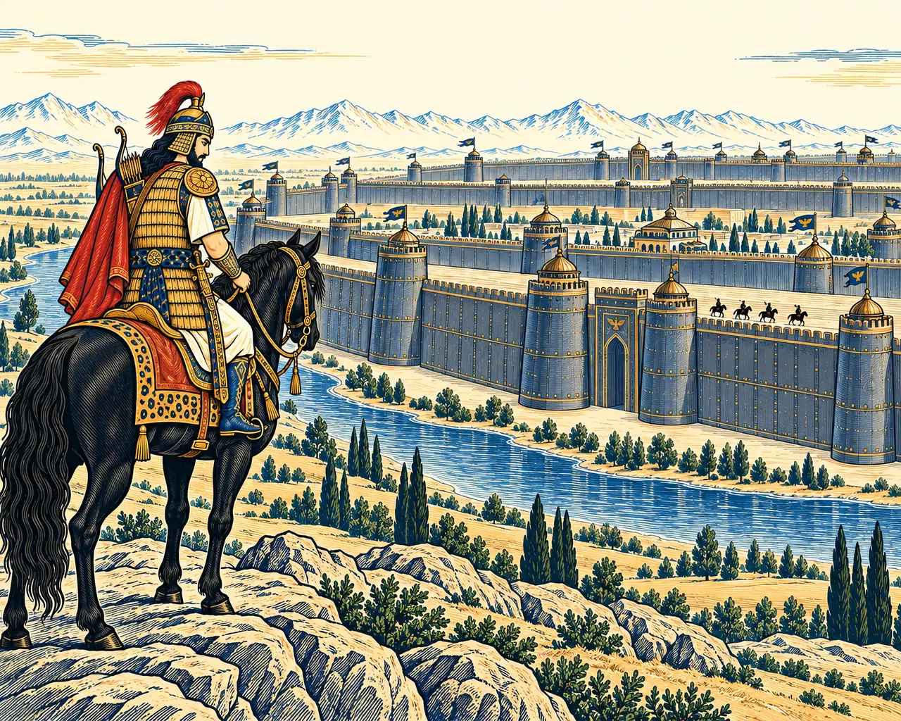 First Sight of the Iron Fortress