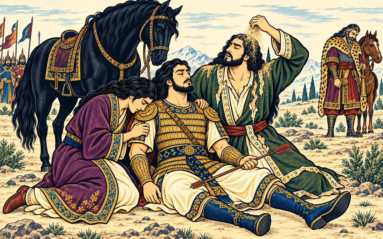 Bishutan and Bahman Reach the Prince