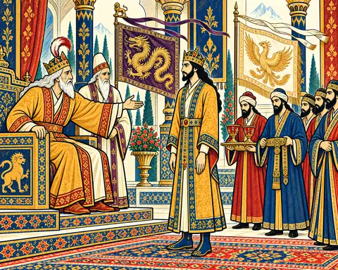 Goshtasb Receives His Grandson Bahman