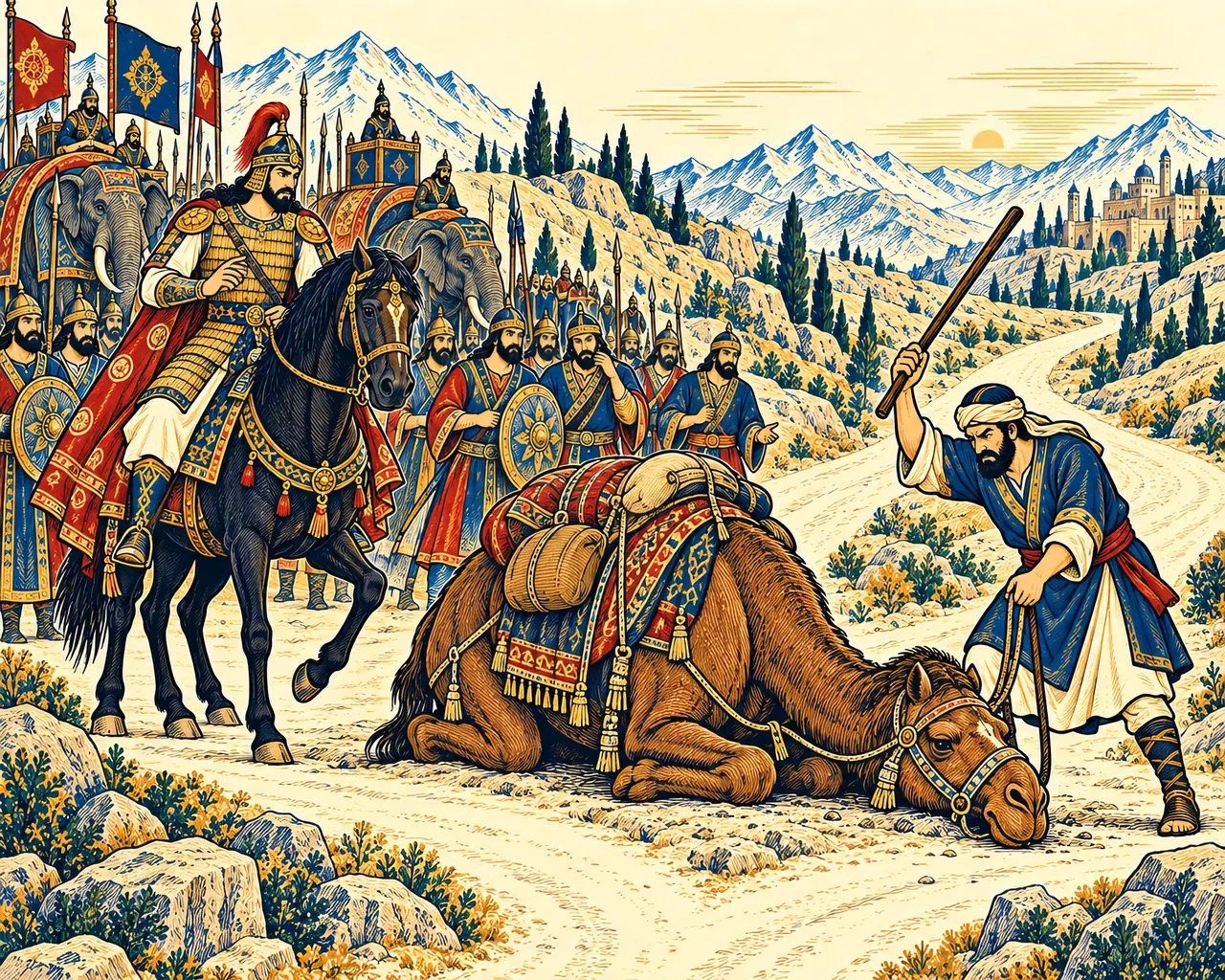 The Camel Sinks at the Crossroads