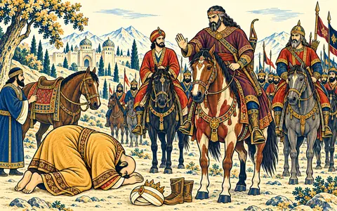 The King of Kabul Begs Barefoot