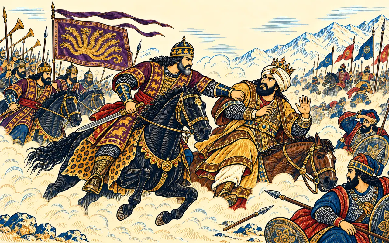 Faramarz Charges the King of Kabul