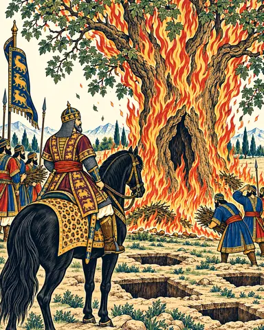 Faramarz Burns the Hollow Plane Tree