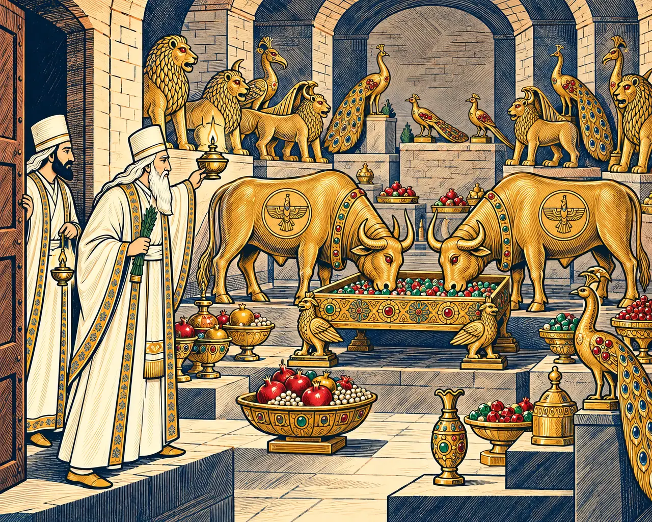 The Golden Buffaloes of Jamshid