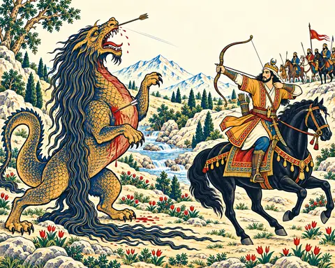 Bahram Shoots the Hair-Trailing Dragon