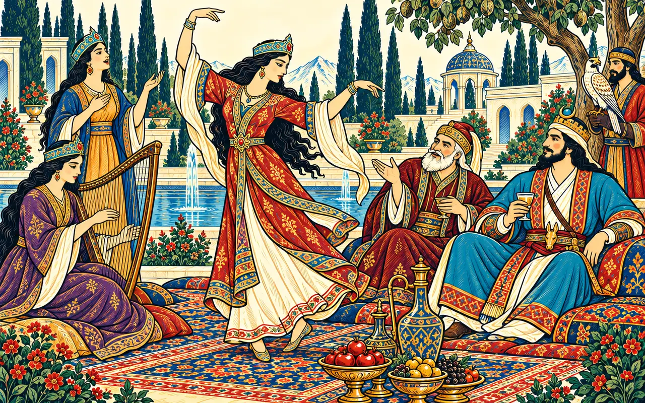 Barzin's Daughters Play for the Shah